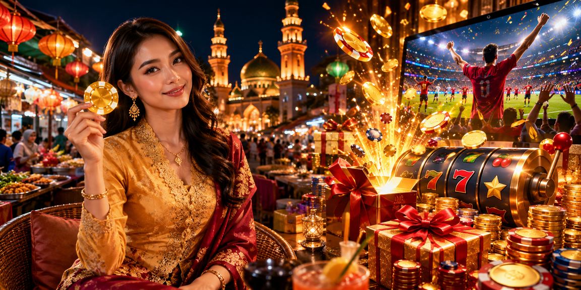 Permainan slot bertema Melayu di Kota Bharu dengan grafik berwarna-warni