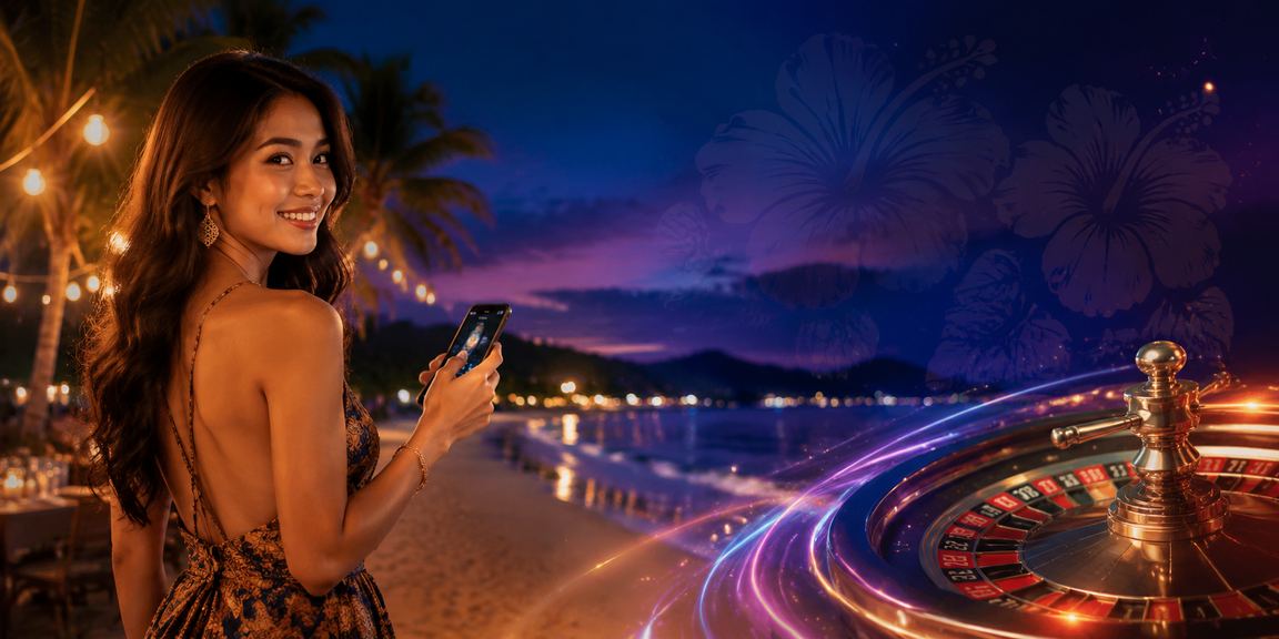 Malaysian-style roulette game in Langkawi with spinning wheel and local casino atmosphere
